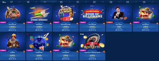 Turnieje w polskim kasynie Mostbet